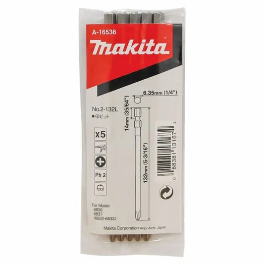 Makita collated tips for DFR450ZX 5pk 132mm