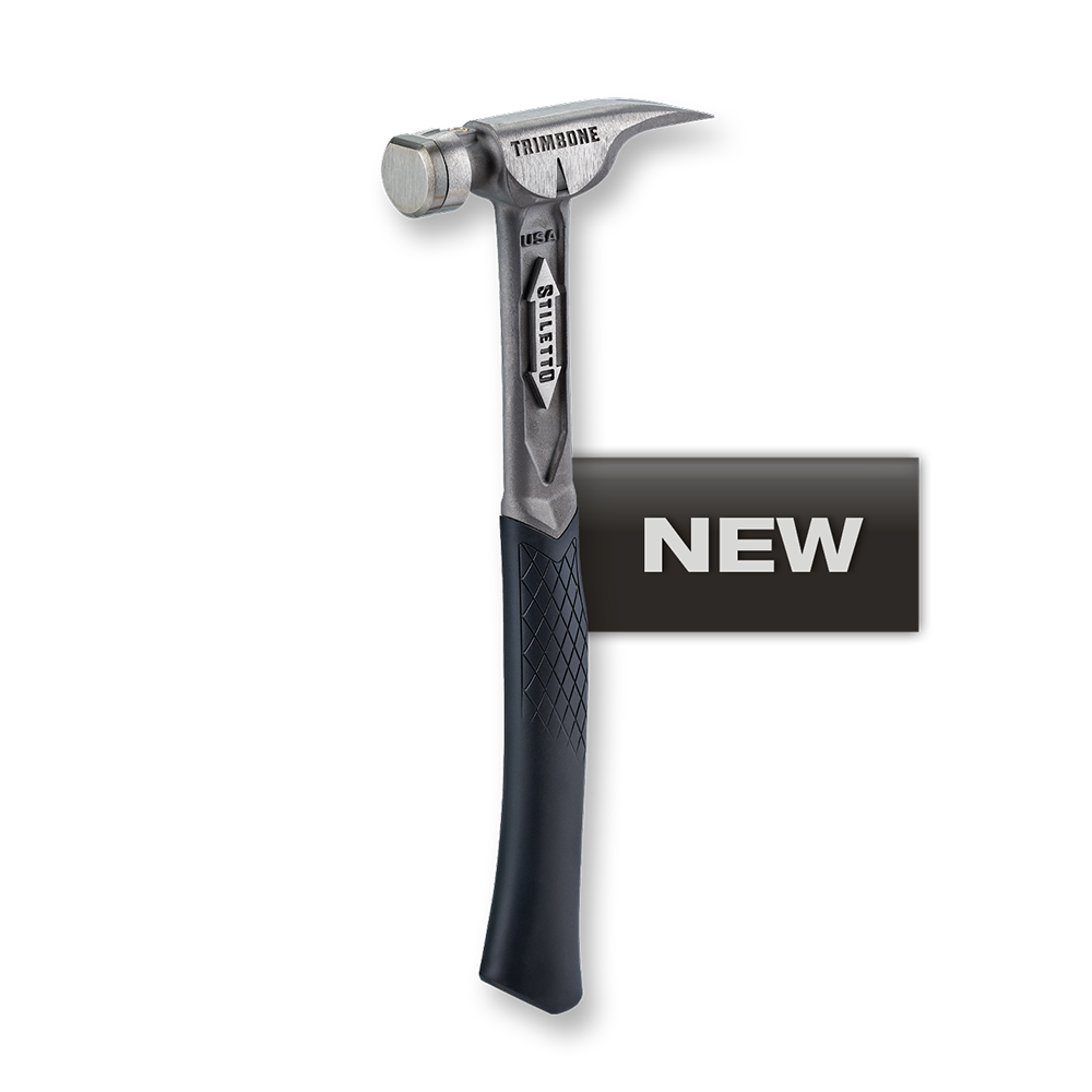 Stiletto 10oz TRIMBONE Smooth Curve Titanium hammer Power Tool Specialists