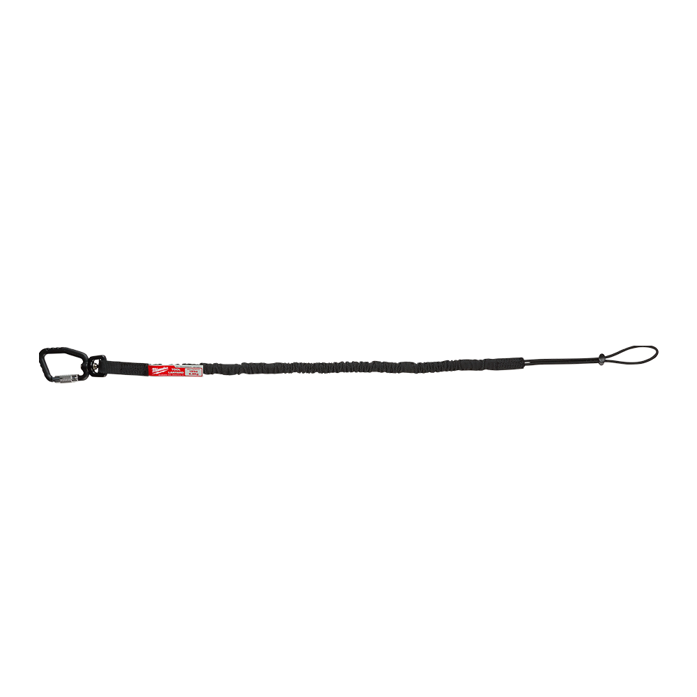 Milwaukee 6.8kg (15lb) 915mm Locking Tool Lanyard 1 Pack - 48228815 - Available at Power Tool Specialists, Carlton, Victoria, Australia.