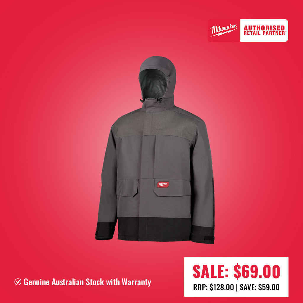 Milwaukee HYDROBREAK™ Rain Shell Jacket (various sizes)