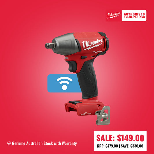 Milwaukee M18 FUEL™ ONE-KEY™ 1/2" Impact Wrench with Friction Ring (Tool Only) M18ONEFIWF12-0
