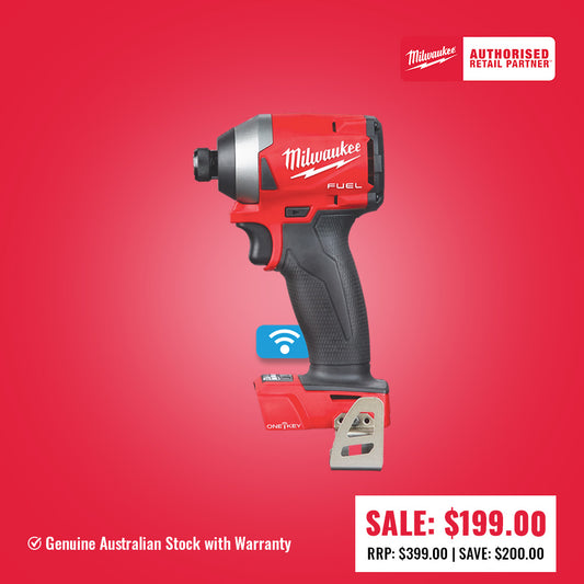 Milwaukee M18 FUEL™ ONE-KEY™ 1/4" HEX Impact Driver (Tool Only) M18ONEID2-0