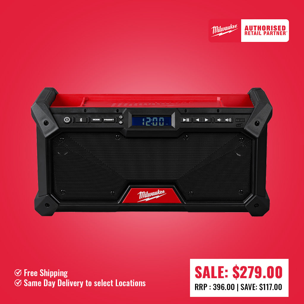 Milwaukee M18™ Bluetooth Jobsite Radio DAB+ (Tool Only) - M18JSRDAB20