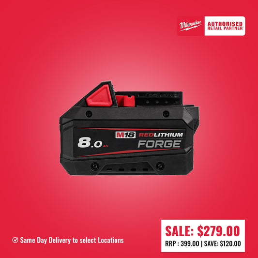 Milwaukee M18™ REDLITHIUM™ FORGE™ 8.0Ah Battery - M18FB8