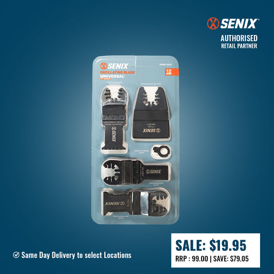 Senix 12 piece UNIVERSAL FIT Multitool blade set AEMS-0001