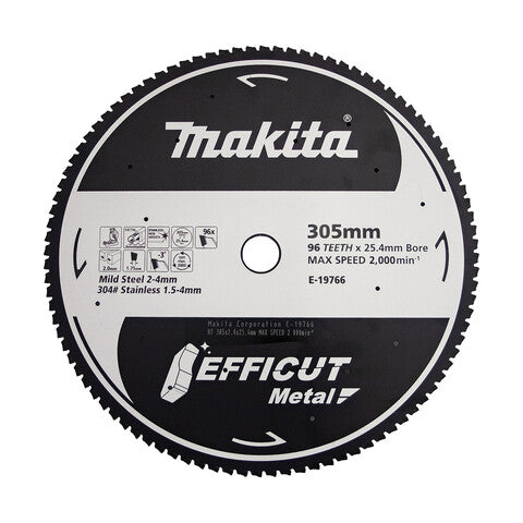 MAKITA 305mm 96T TCT Circular Saw Blade for Metal Cutting E-19766