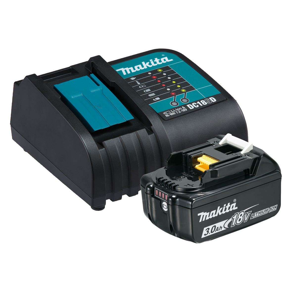 Makita DC18SD & BL1830B COMPLETE SET (1 EACH) - 198399-6