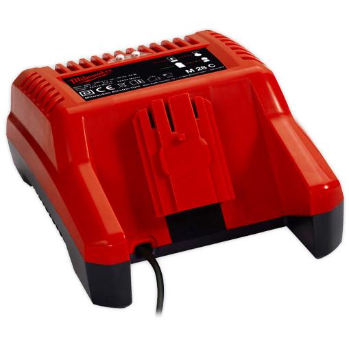 Milwaukee M28, Charger - Capabilities to charge V28 Batteries - M28C