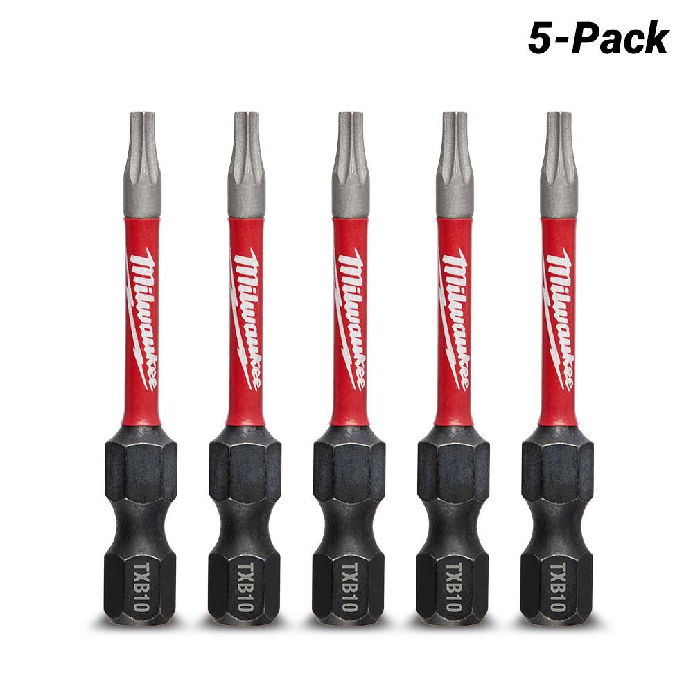 Milwaukee SHOCKWAVE™ Power Bit Security Torx TXB010 50MM (2") 5PK - 48324692