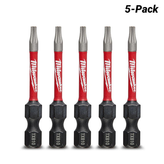Milwaukee SHOCKWAVE™ Power Bit Security Torx TXB010 50MM (2") 5PK - 48324692
