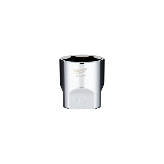 Milwaukee 1/2" Drive Socket SAE Standard 1-1/4" - 45342003 - Available at Power Tool Specialists, Carlton, Victoria, Australia.