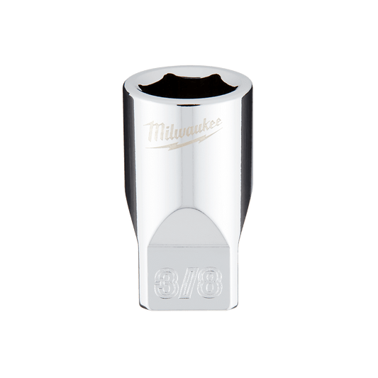 Milwaukee 1/4" Drive Socket SAE Standard 3/8" - 45349007 - Available at Power Tool Specialists, Carlton, Victoria, Australia.