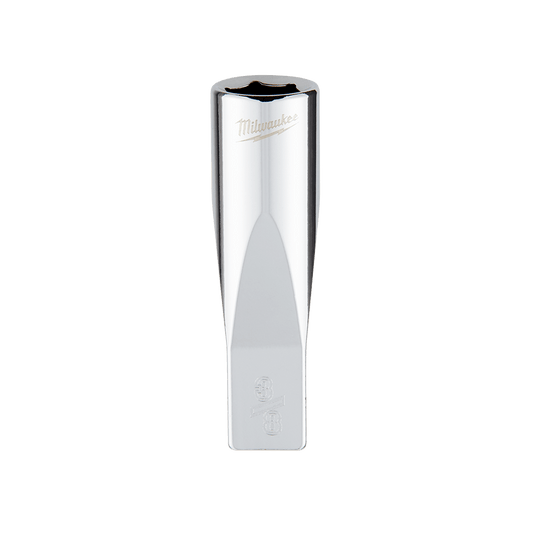 Milwaukee 1/4" Drive Socket SAE Deep 3/8" - 45349018 - Available at Power Tool Specialists, Carlton, Victoria, Australia.