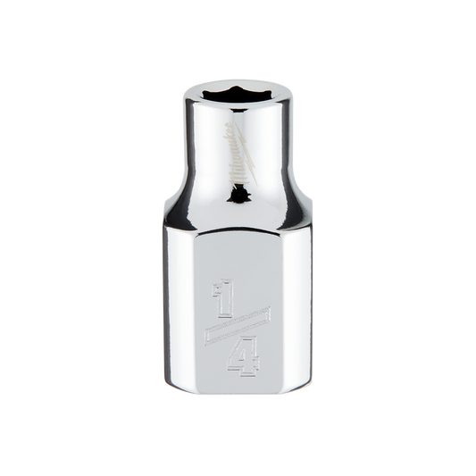 Milwaukee 3/8" Drive Socket SAE Standard 1/4" - 45349060 - Available at Power Tool Specialists, Carlton, Victoria, Australia.