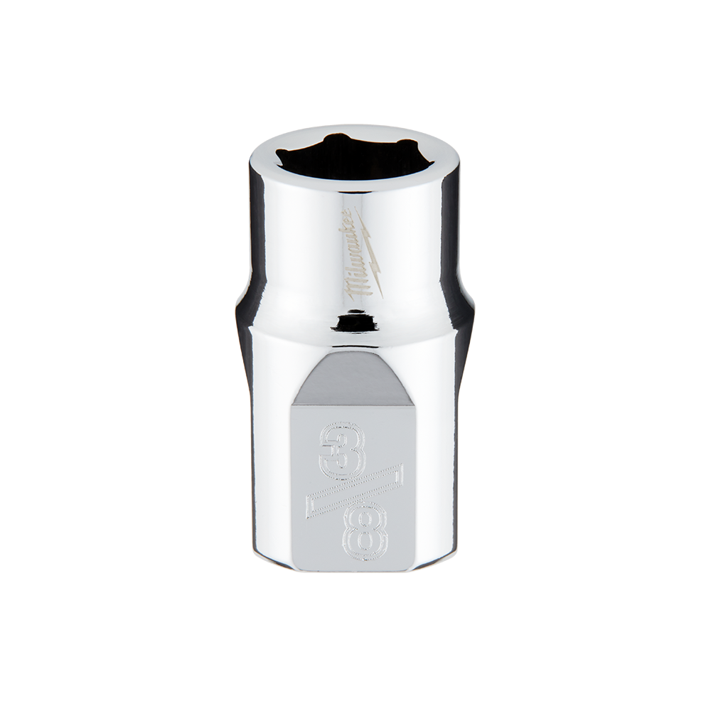 Milwaukee 3/8" Drive Socket SAE Standard  3/8" - 45349062 - Available at Power Tool Specialists, Carlton, Victoria, Australia.