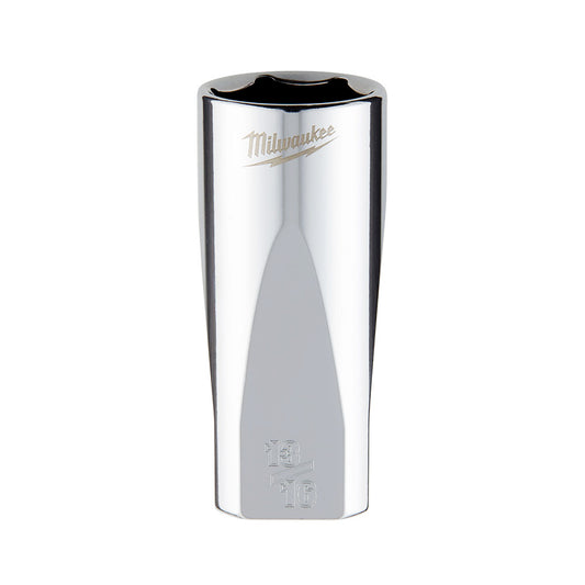 Milwaukee 3/8" Drive Socket SAE Deep 13/16" - 45349074 - Available at Power Tool Specialists, Carlton, Victoria, Australia.