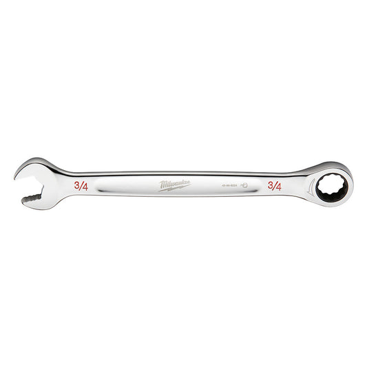 Milwaukee 3/4 SAE Ratcheting Combo Wrench - 45969224 - Available at Power Tool Specialists, Carlton, Victoria, Australia.