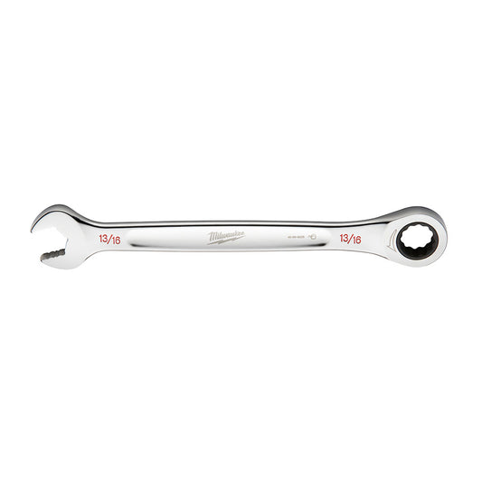 Milwaukee 13/16 SAE Ratcheting Combo Wrench - 45969226 - Available at Power Tool Specialists, Carlton, Victoria, Australia.