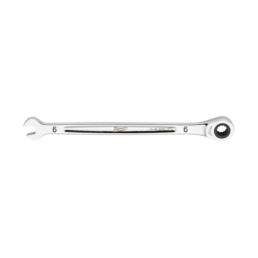 Milwaukee 6mm Ratcheting Combination Wrench - 45969306 - Available at Power Tool Specialists, Carlton, Victoria, Australia.