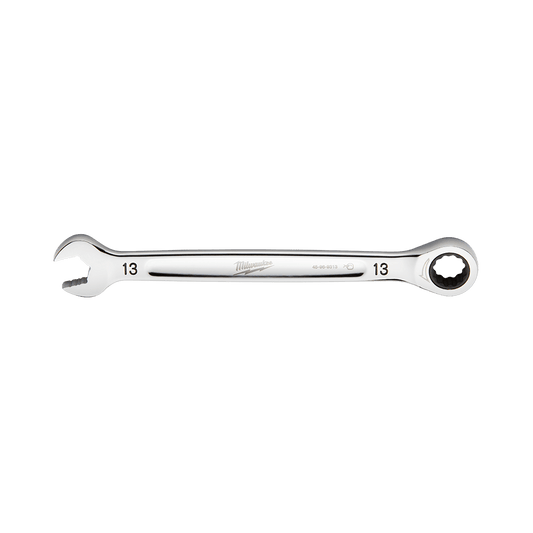 Milwaukee 13mm Ratcheting Combo Wrench - 45969313 - Available at Power Tool Specialists, Carlton, Victoria, Australia.