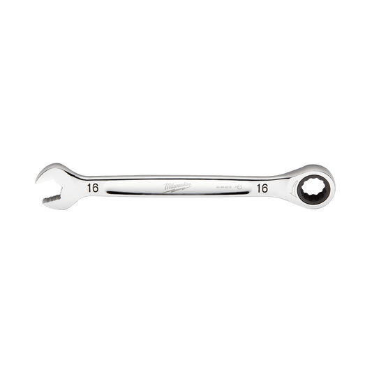Milwaukee 16mm Ratcheting Combo Wrench - 45969316 - Available at Power Tool Specialists, Carlton, Victoria, Australia.