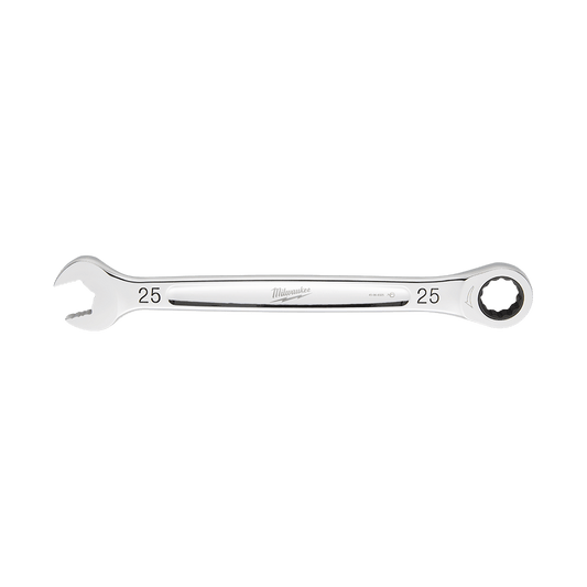 Milwaukee 25mm Ratcheting Combination Wrench - 45969325 - Available at Power Tool Specialists, Carlton, Victoria, Australia.