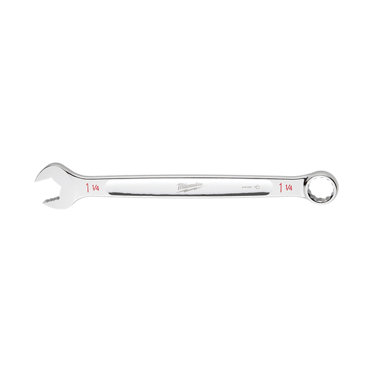 Milwaukee 1-1/4" SAE Combination Wrench - 45969438 - Available at Power Tool Specialists, Carlton, Victoria, Australia.