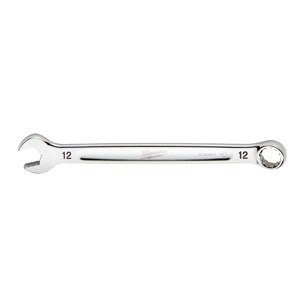 Milwaukee 12mm Combo Wrench - 45969512 - Available at Power Tool Specialists, Carlton, Victoria, Australia.