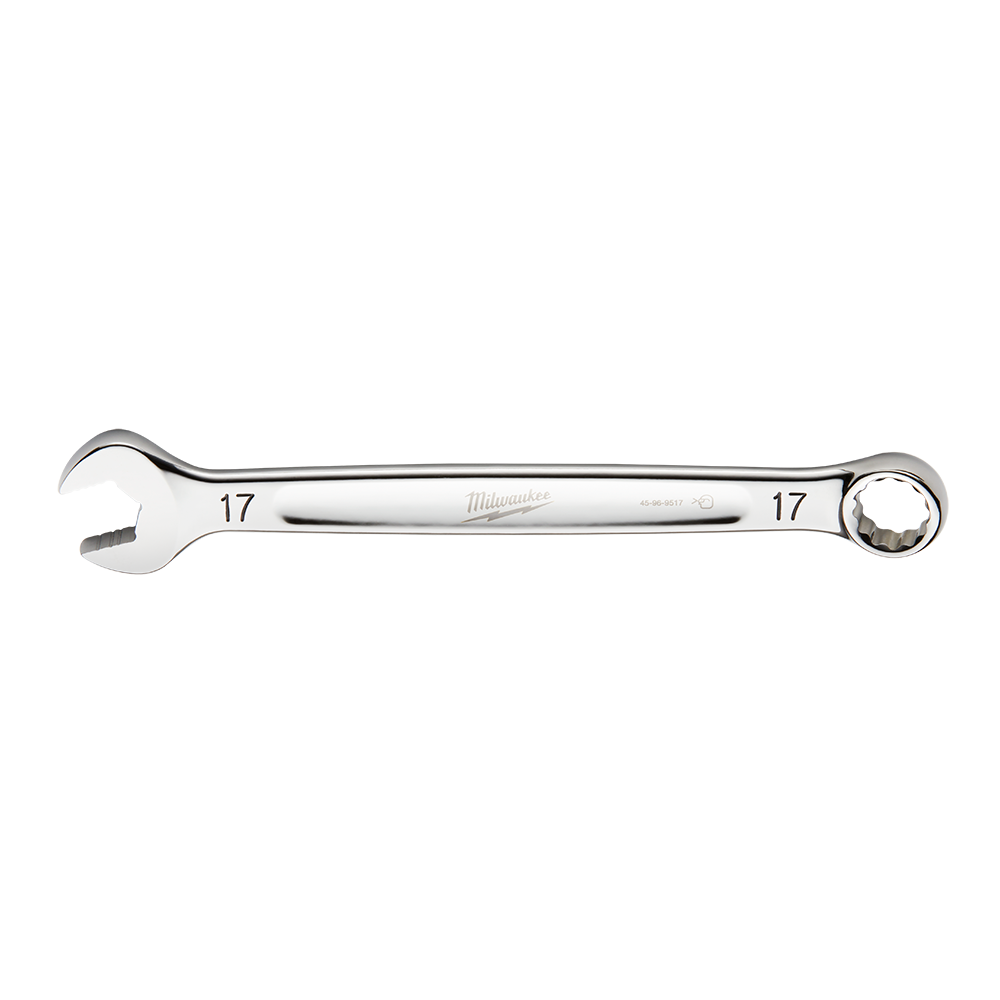Milwaukee 17mm Combo Wrench - 45969517 - Available at Power Tool Specialists, Carlton, Victoria, Australia.