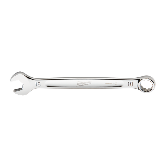Milwaukee 18mm Combo Wrench - 45969518 - Available at Power Tool Specialists, Carlton, Victoria, Australia.