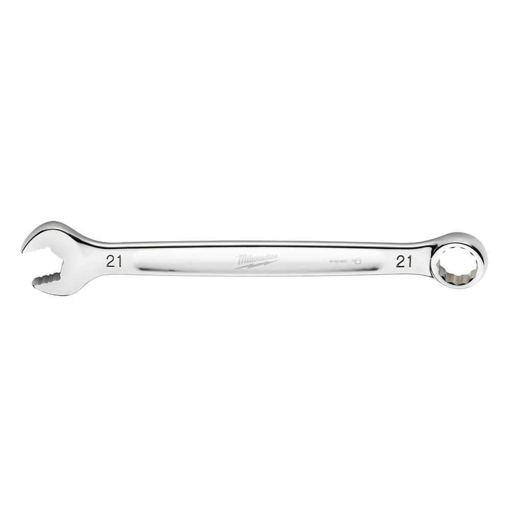 Milwaukee 21mm Combo Wrench - 45969521 - Available at Power Tool Specialists, Carlton, Victoria, Australia.