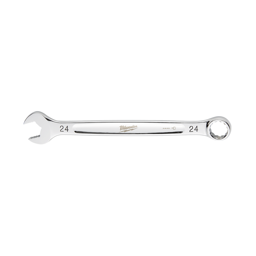 Milwaukee 24mm Combination Wrench - 45969524 - Available at Power Tool Specialists, Carlton, Victoria, Australia.