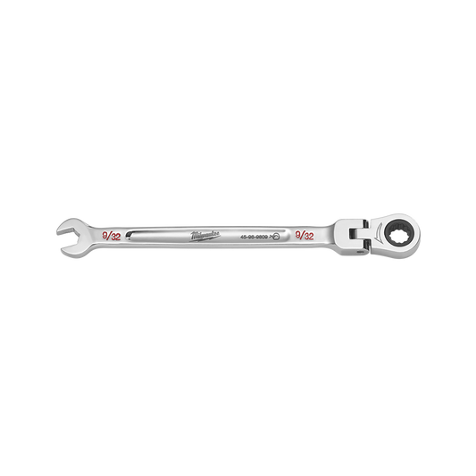 Milwaukee 9/32in. Flex Head Combination Wrench - 45969809 - Available at Power Tool Specialists, Carlton, Victoria, Australia.