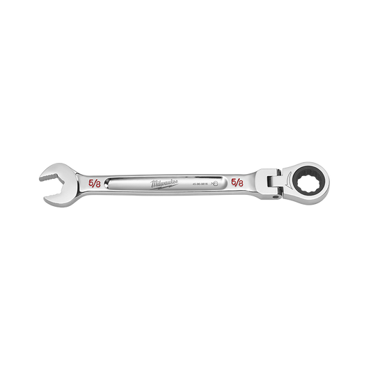 Milwaukee 5/8in. Flex Head Combination Wrench - 45969816 - Available at Power Tool Specialists, Carlton, Victoria, Australia.