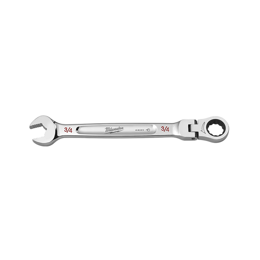 Milwaukee 3/4in. Flex Head Combination Wrench - 45969818 - Available at Power Tool Specialists, Carlton, Victoria, Australia.