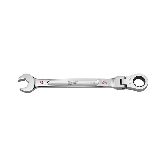 Milwaukee 7/8in. Flex Head Combination Wrench - 45969820 - Available at Power Tool Specialists, Carlton, Victoria, Australia.