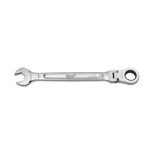 Milwaukee 1in. Flex Head Combination Wrench - 45969822 - Available at Power Tool Specialists, Carlton, Victoria, Australia.