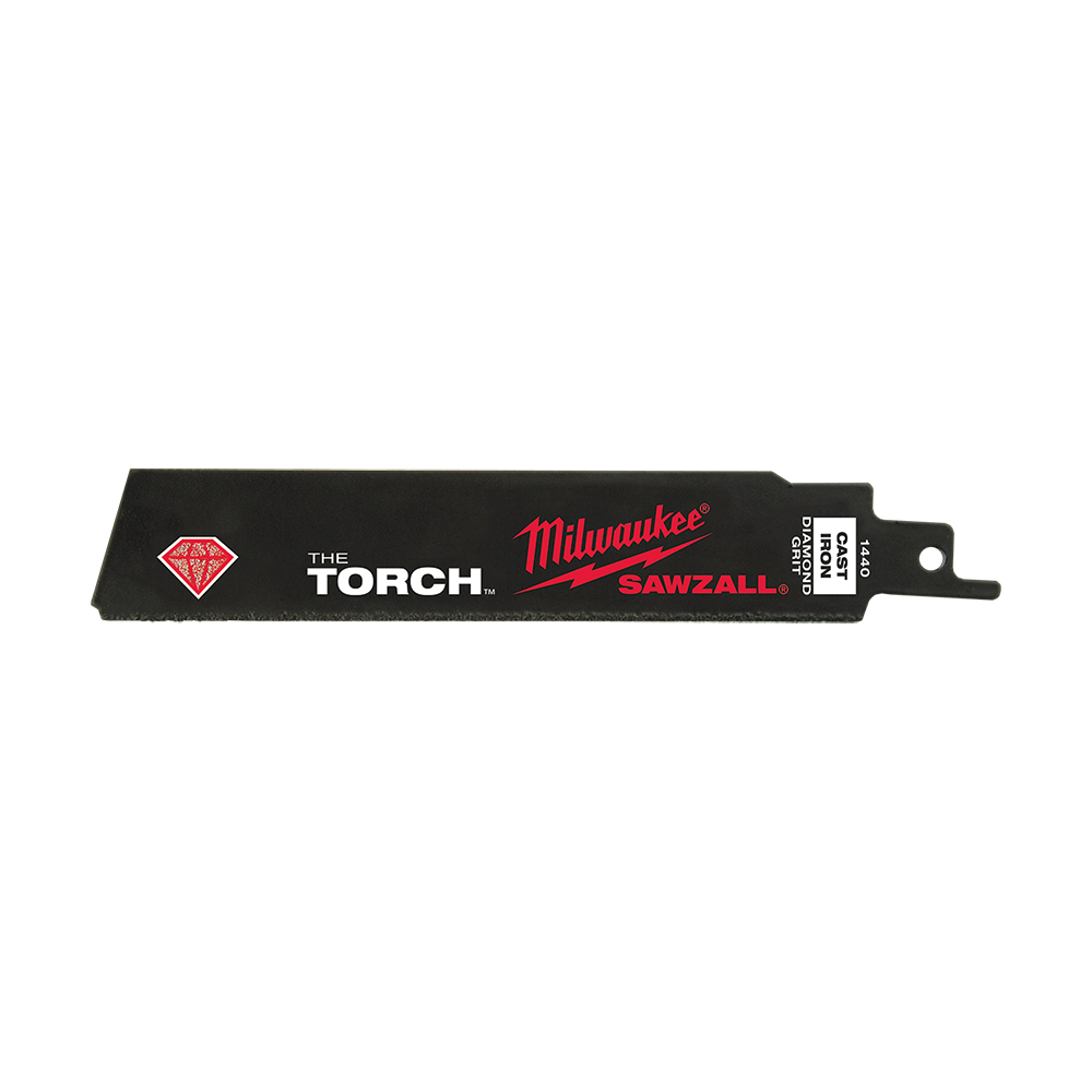 Milwaukee SAWZALL™ The TORCH™ Diamond Grit 150mm 6" 1 Pack - 48001440 - Available at Power Tool Specialists, Carlton, Victoria, Australia.