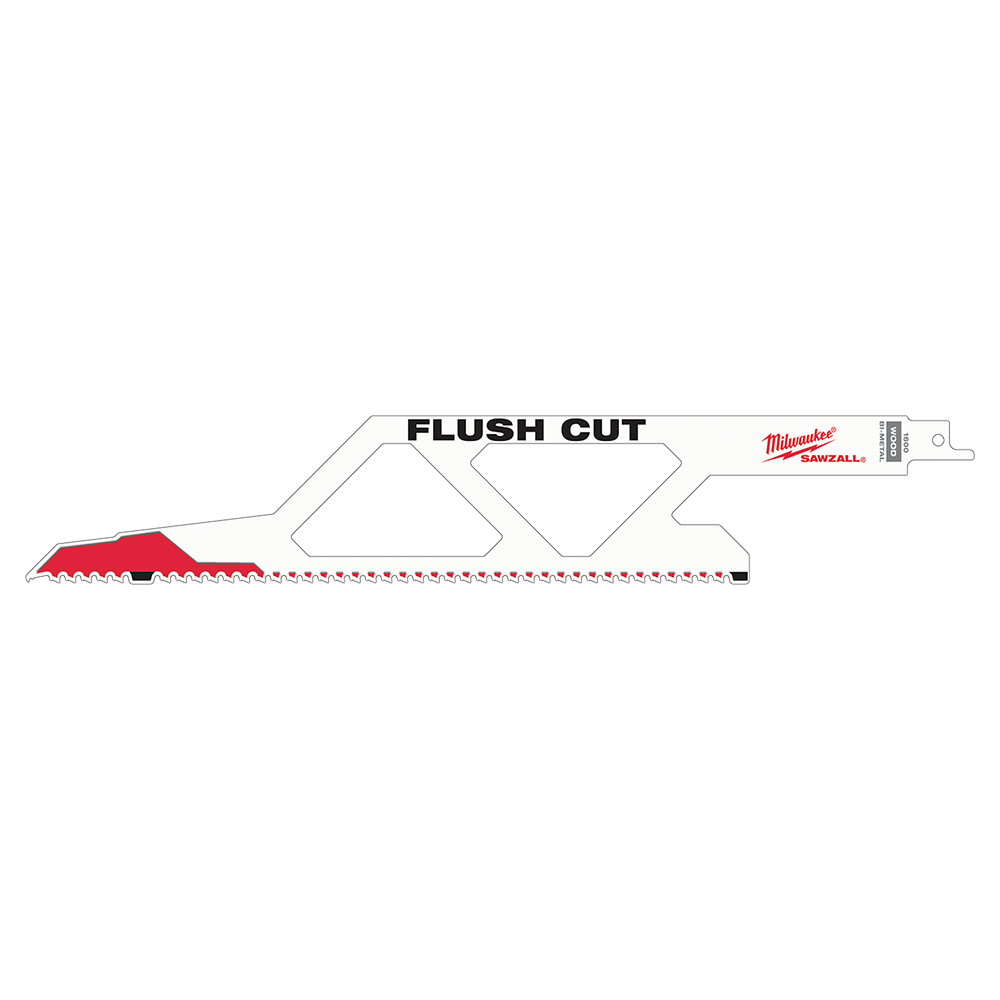 Milwaukee SAWZALL™ Flush Cut 300mm 12" 5TPI Blade 1 Pack - 48001600 - Available at Power Tool Specialists, Carlton, Victoria, Australia.
