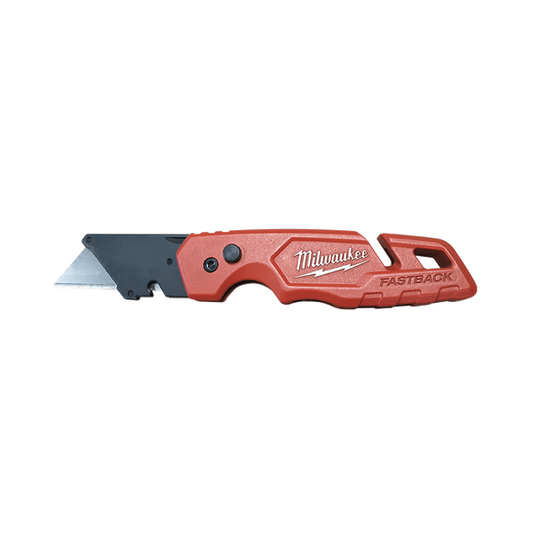 Milwaukee FASTBACK™ Folding Utility Knife  - 48221501 - Available at Power Tool Specialists, Carlton, Victoria, Australia.