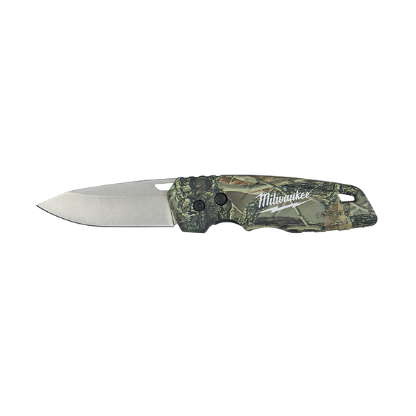Milwaukee FASTBACK™ Folding Camo Knife - 48221524 - Available at Power Tool Specialists, Carlton, Victoria, Australia.