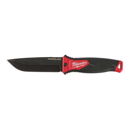 Milwaukee HARDLINE Fixed Blade Knife - 48221928 - Available at Power Tool Specialists, Carlton, Victoria, Australia.
