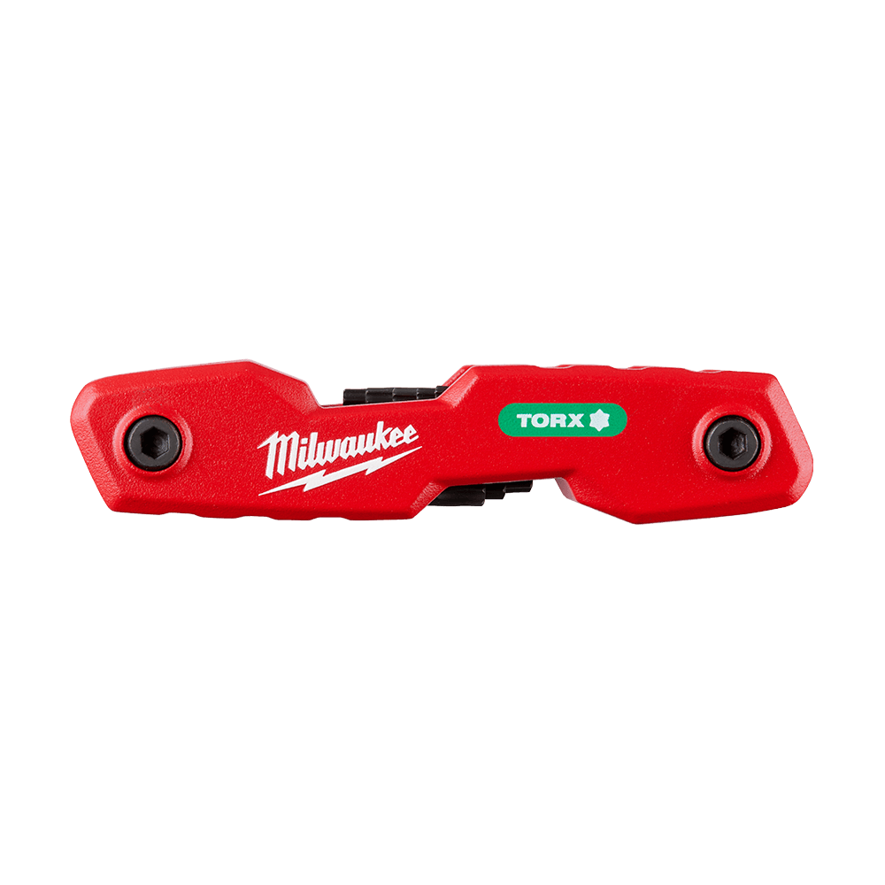 Milwaukee 8 Piece TORX® Folding Hex Key Set - 48222184 - Available at Power Tool Specialists, Carlton, Victoria, Australia.