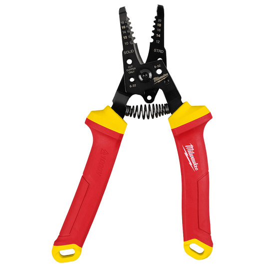 Milwaukee Insulated wire stripper - 48222214 - Available at Power Tool Specialists, Carlton, Victoria, Australia.