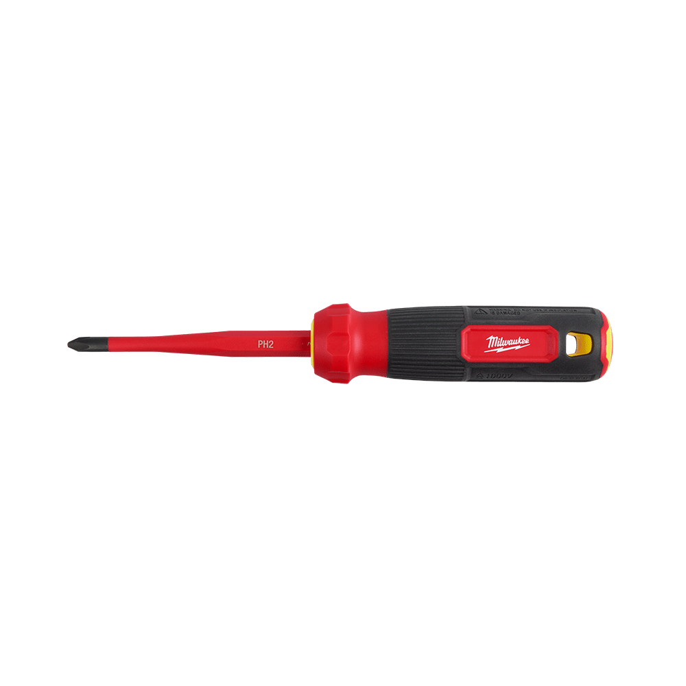 Milwaukee 8-in-1 1000v Insulated Multi-Bit Screwdriver  - 48222218 - Available at Power Tool Specialists, Carlton, Victoria, Australia.