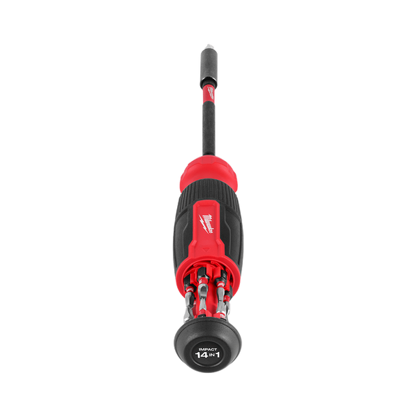 Milwaukee 14-in-1 Shockwave Multi-Bit Screwdriver - 48222915 available at Power Tool Specialists, Carlton, VIC, AUSTRALIA