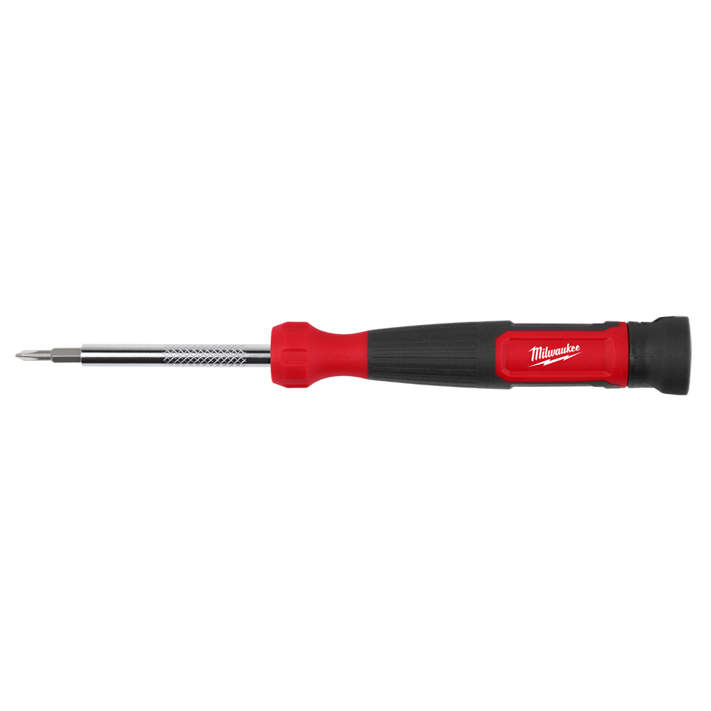 Milwaukee 4-in-1 Precision Multi-Bit Screwdriver - 48222930 - Available at Power Tool Specialists, Carlton, Victoria, Australia.