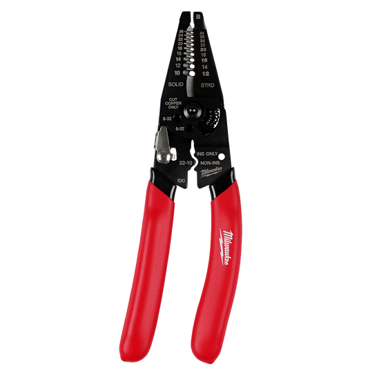 Milwaukee MULTI PURPOSE WIRE STRIPPER with REINFORCED HEAD - 48223052 - Available at Power Tool Specialists, Carlton, Victoria, Australia.