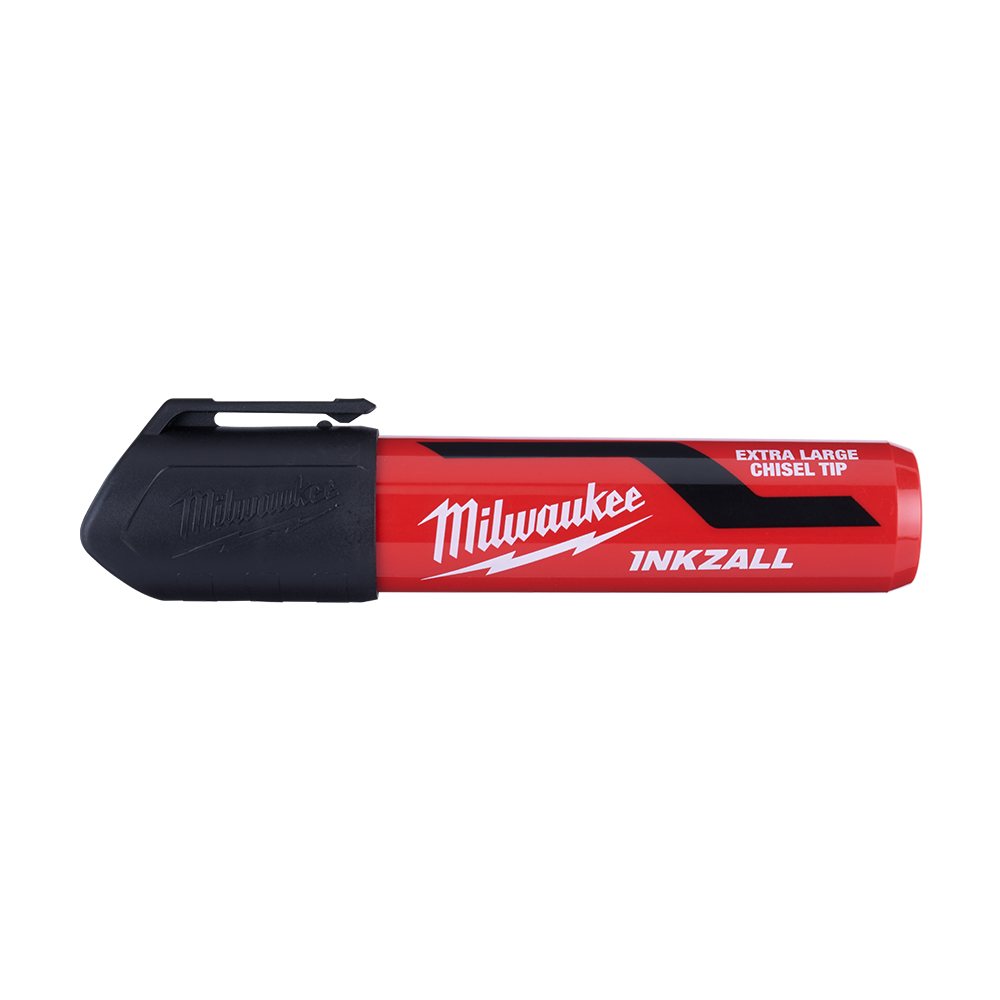 Milwaukee INKZALL™ XL Chis Tip Mrkr 14.5mm Blk HS - 48223260 - Available at Power Tool Specialists, Carlton, Victoria, Australia.