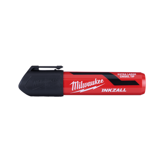 Milwaukee INKZALL™ XL Chis Tip Mrkr 14.5mm Blk 12pk  - 48223265 - Available at Power Tool Specialists, Carlton, Victoria, Australia.